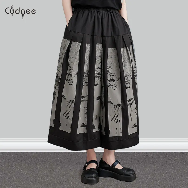 Womens Wide Leg Palazzo Pants High Waisted Lounge Patchwork Plus Size Capris Oversized Jumpsuits Casual Loose Fit Culottes