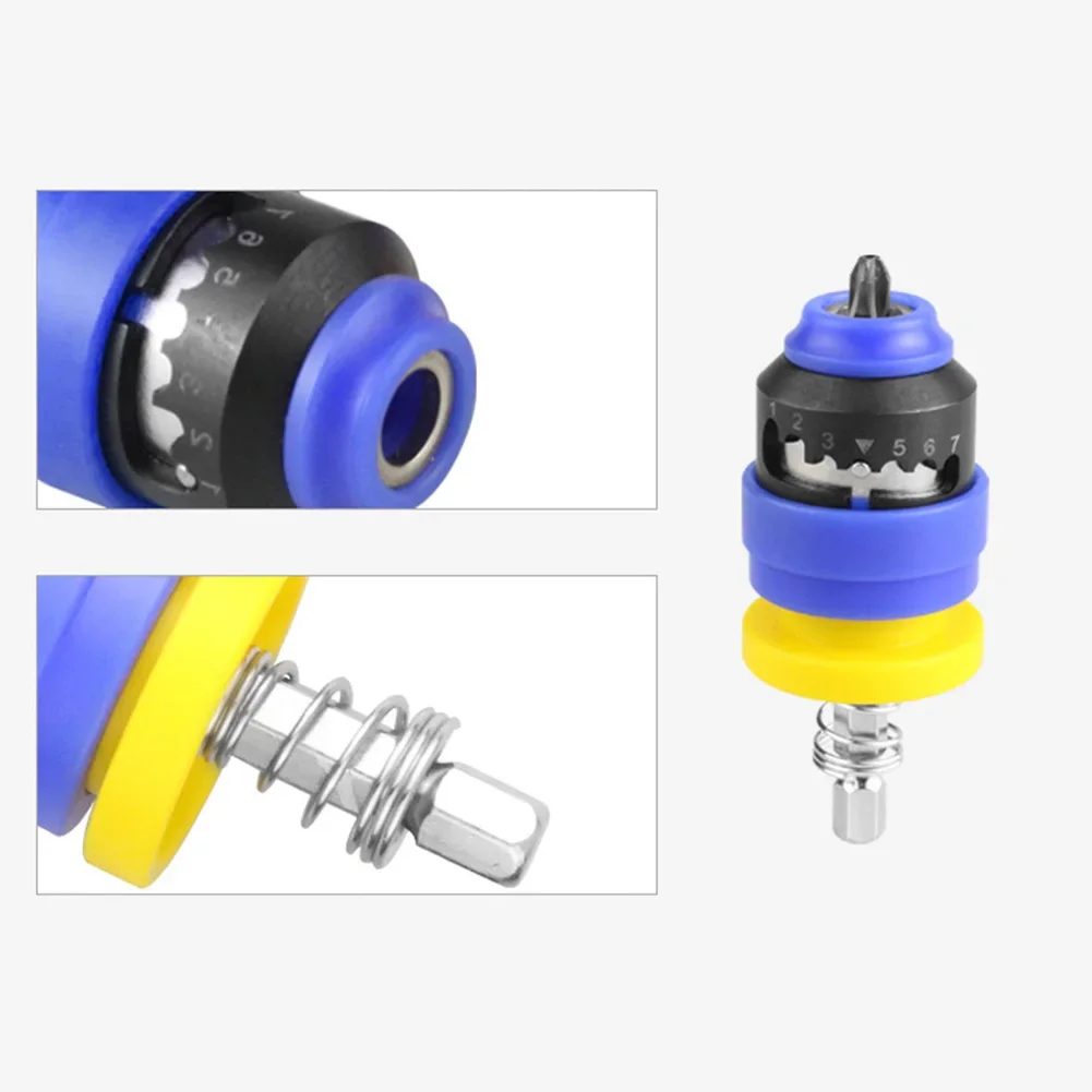 Adjustable Depth Bit Counterbore Drill Adjustable Depth Stop Rotating Depth Adjustment Ring For Woodworking Projects
