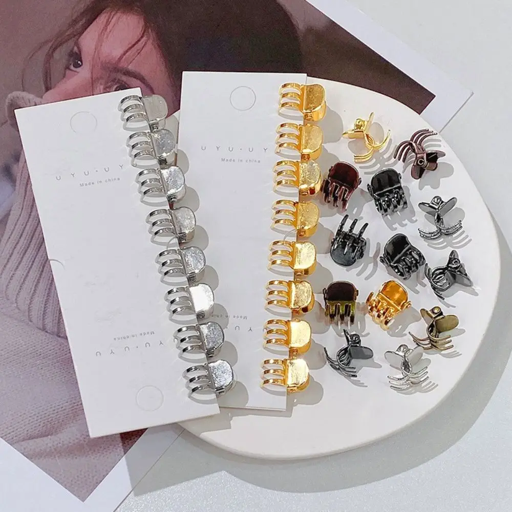

Grey Hair Styling Tool Hair Accessories Headwear Mini Hair Clamp Korean Style Barrette Women Hairpins Side Bangs Clip
