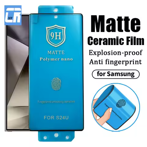 Explosion-proof Matte Ceramic Film For Samsung Galaxy S24 Ultra S23 S22 S21 S20 S10 S9 Screen Protector Note 20 10 Plus No glass
