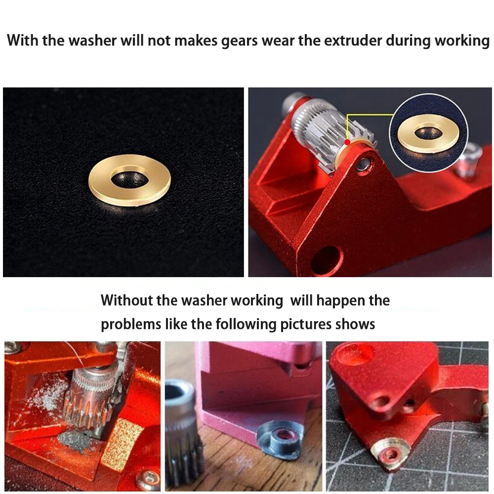 Ulepsz wytłaczarkę z podwójną przekładnią z myjką do Creality Ender 3 V2 Pro,Ender 3 Neo CR10 CR10S 3D części do drukarek z metalowym podajnikiem