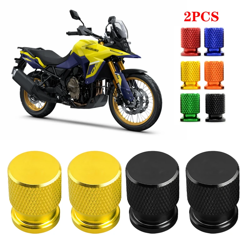 Tapas de Válvula de Neumático para Motocicleta Suzuki V-Strom VSTROM 800DE 800SE 650 250 1050 XT DL250 DL650 DL 1000 1050 XT GSX8S, Accesorios para Moto