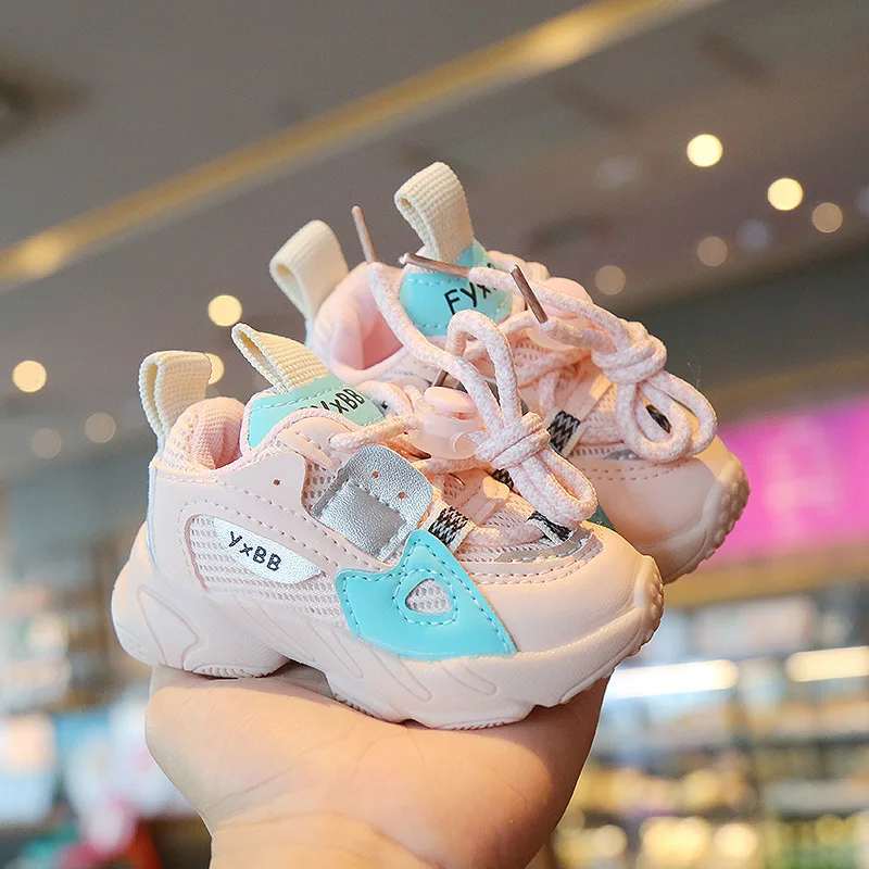 Child Shoes Girl Walking Shoes Anti Slip Boy Girl Sports Breathable Hollow Casual Single Shoe Spring Autumn Running Shoe Zapatos