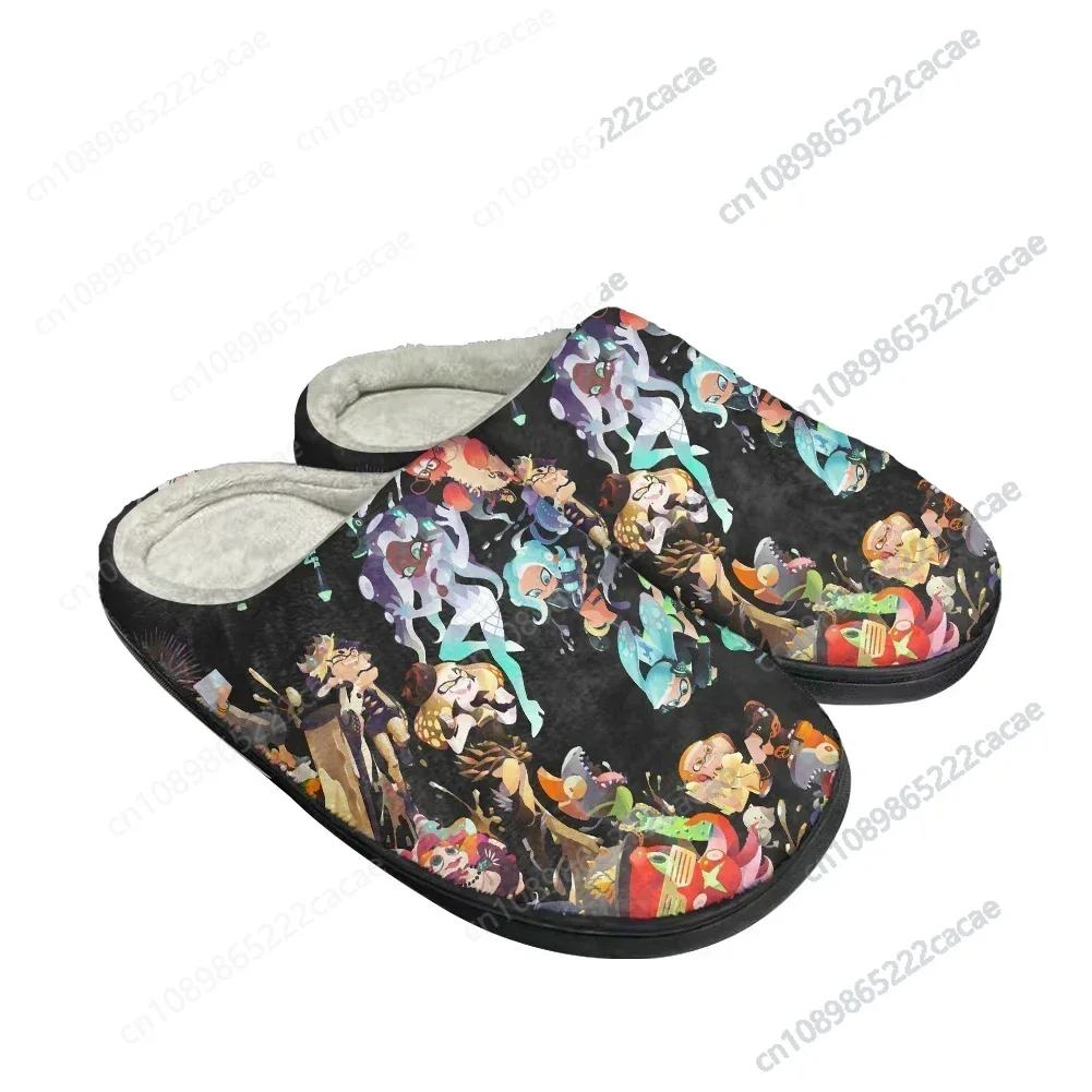 

Hot Cool Fashion Cotton Custom Slippers Mens Womens Splatoon Sandals Plush Casual Keep Warm Shoes Thermal Comfortable Slipper