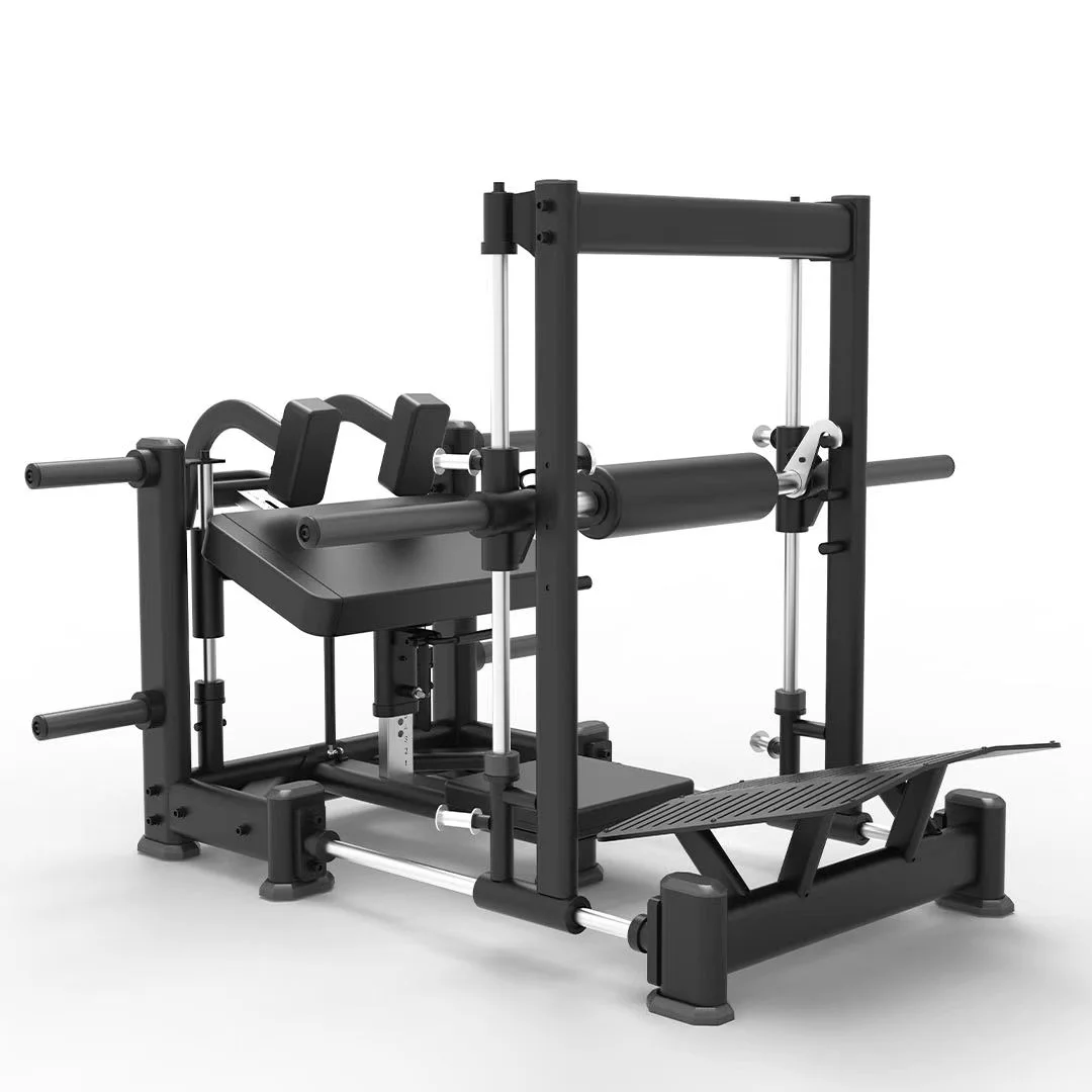 Plate Loaded Hip Training Fitness Equipment Adjustable 3D Glute Drive Hip Thrust Machine Multi Hip Trainer