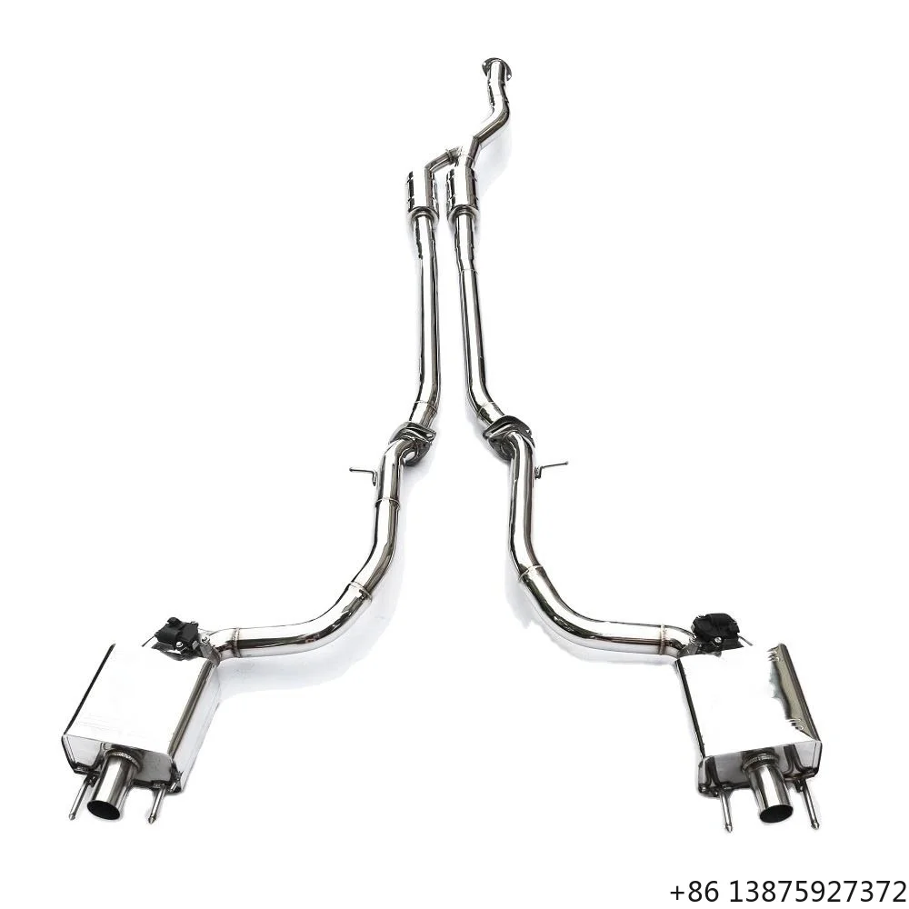 

Выхлопная система Valvetronic Catback из нержавеющей стали 304 для C300 M264 2.0T W205, 2-4 дюйма, с зеркальной полировкой