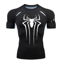 New Compression Shirt Men Fitness Gym Super Hero Sport Running T-Shirt Rashgard Tops Tee Quick Dry Short Sleeve T-Shirt for Men