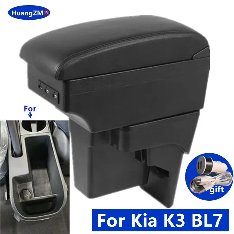 Auto-Armlehnenbox für Kia K3 BL7 Armlehnenbox für Kia K3 BL7 2023 2024 2025 2026 Aufbewahrungsbox Innenraum Nachrüstung Auto-Zubehör