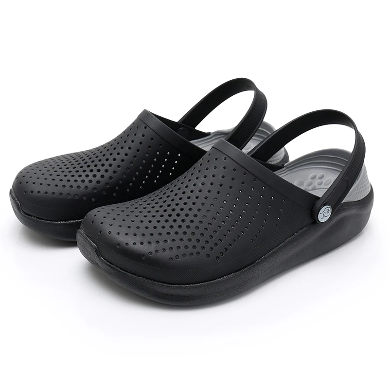 Sandálias trendy clogs para homens e mulheres, chinelos de praia, sapatos casuais, sapatos de plataforma masculinos, ao ar livre, verão, 2021