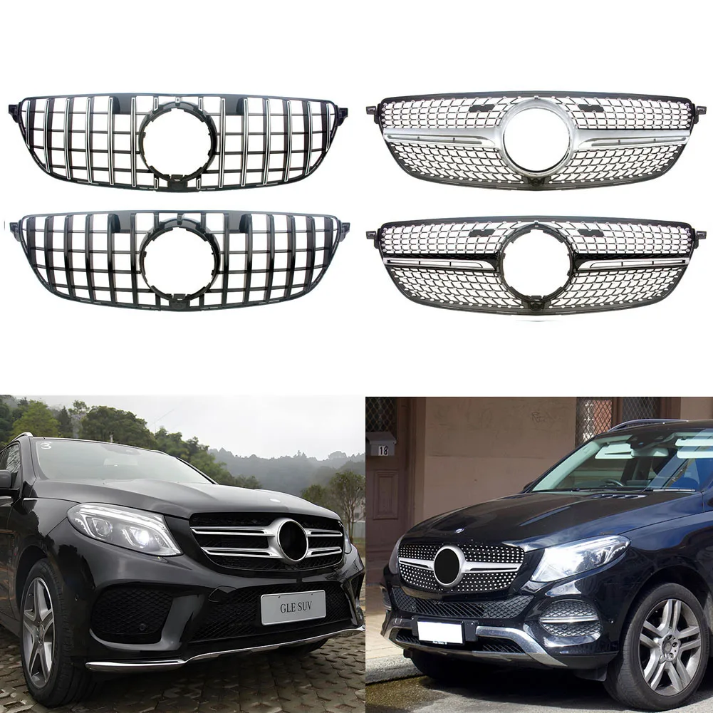 

Верхняя решетка капота в стиле GT-R для Mercedes-Benz W166 GLE SUV GLE350 GLE450 GLE43 GLE63AMG 2015 2016 2017 2018 2019