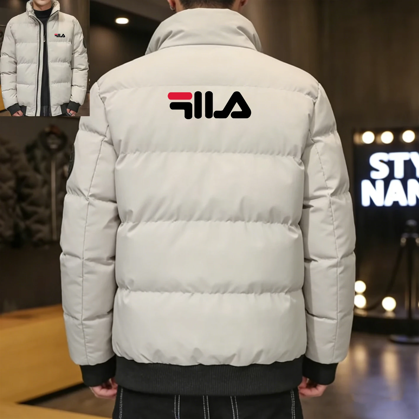 Новые осенние и зимние хлопковые пальто с длинными рукавами