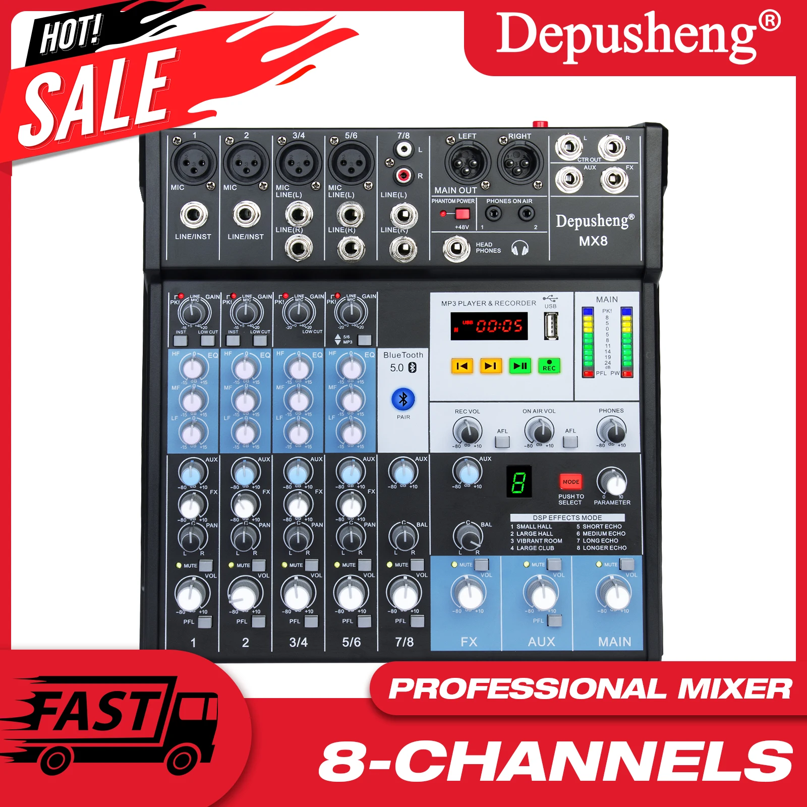 8 Channel Music Mix… - image