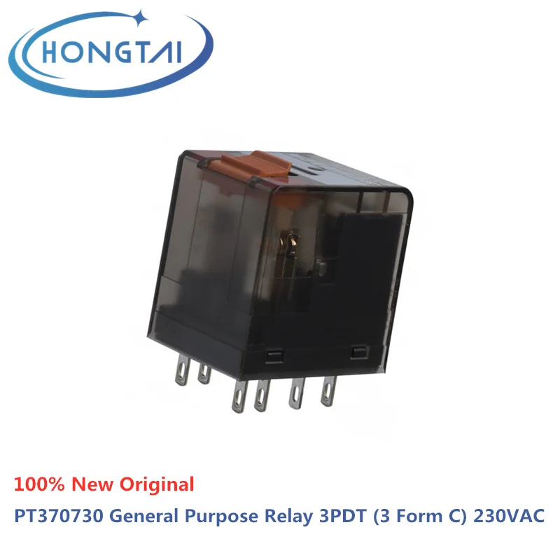 

5PCs PT370730 General Purpose Relay 3PDT 230VAC 11 Pin PT370730 Industrial Relays Free Shipping