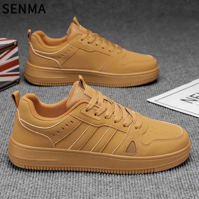 

SENMA Men's Skateboarding Shoes Men's Versatile Thick Bottom Casual Board Shoes Luxury Sports Shoe Tennis Shoe Zapatillas Hombre