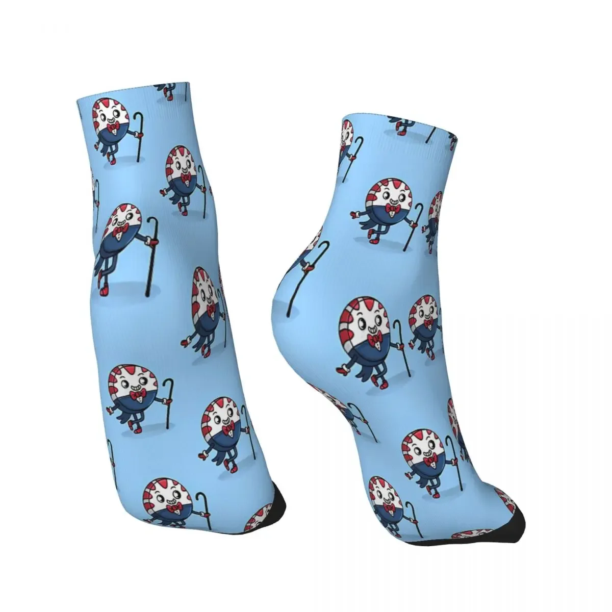 Peppermint Butler Finn and Jake BMO Cartoon Ankle Socks Male Mens Women Spring Stockings Polyester