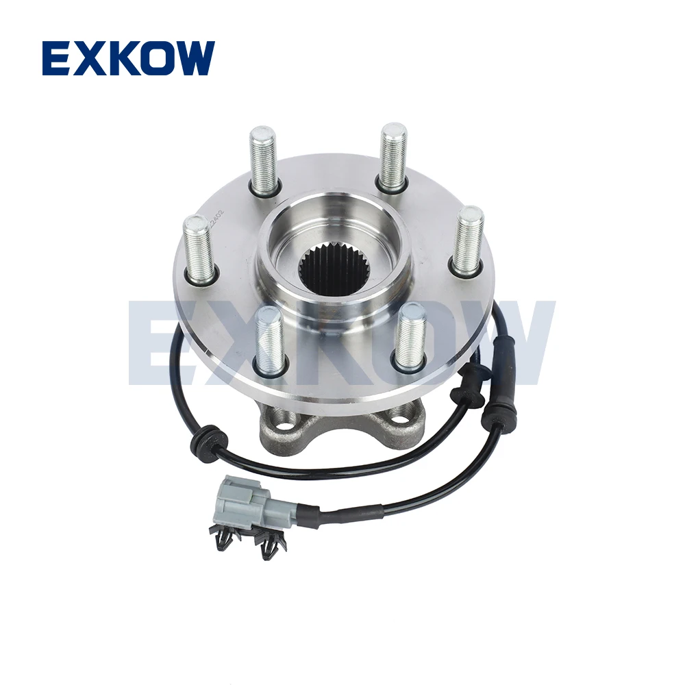 2PCS Front Wheel Hub Assy for Nissan Navara D40 Frontier Pathfinder 2005-2010 40202-EA300 40202-4X01A