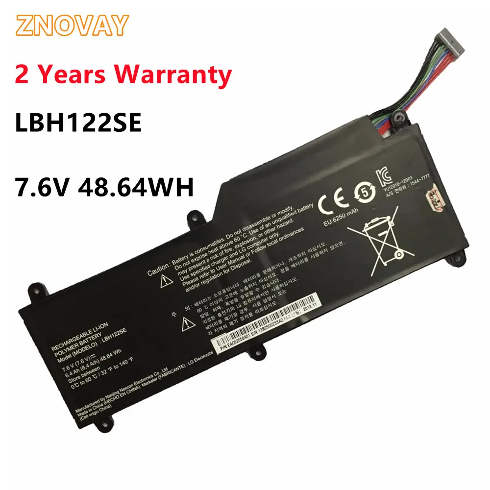 ZNOVAY LBH122SE 7.6V 48.64WH battery for LG U460 U460-G U460-K.AH50K AH5DK U460-M.AFB5L LBH122SE