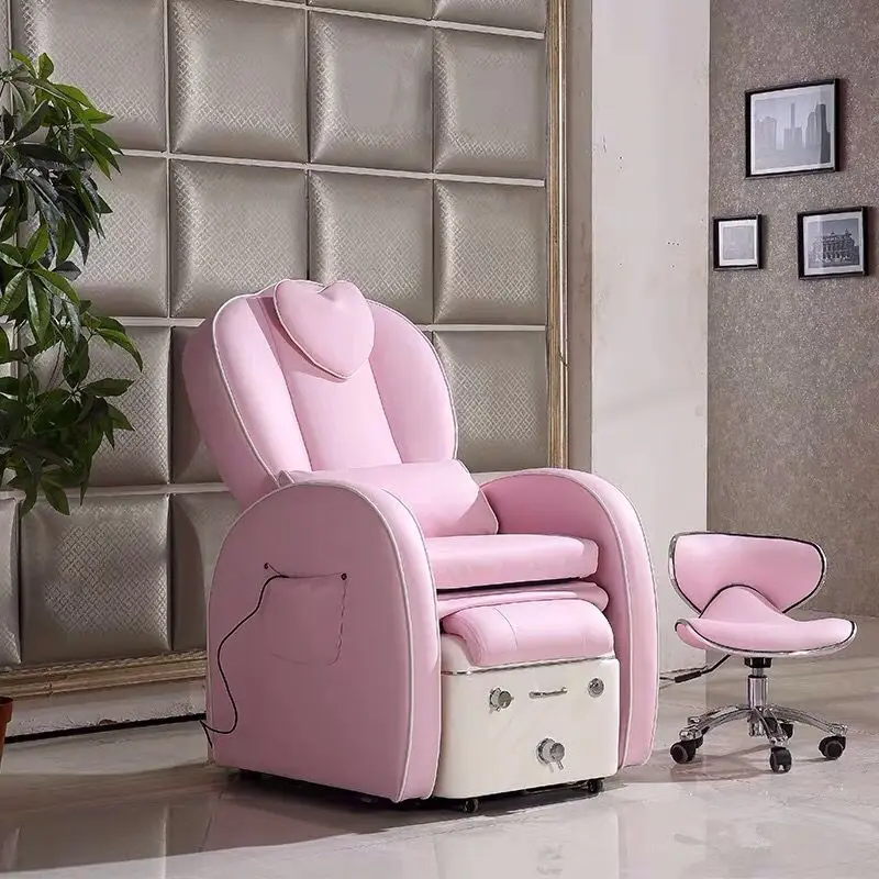 Single foot bath sofa Nail art sofa Electric flat reclining foot bath sofa chair 3