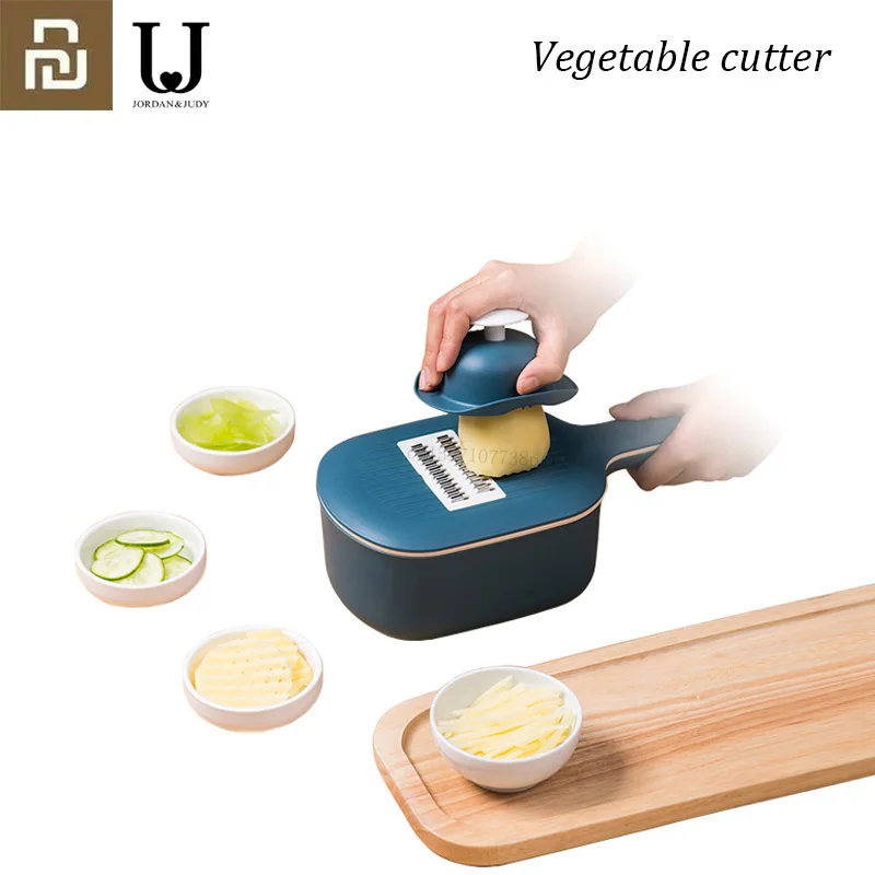 New Multi-functional Manual Fruit Vegetable Cutter Bowl Kitchen Slicer Grater With Drain Basket Slicer for Xiaomi Smart Home