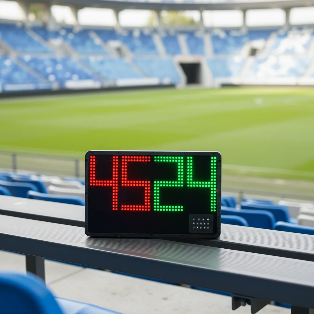 Customizable LED Substitution Board Display for Player Numbers Super Bright Indoor Equipment for Football Soccer Basketball
