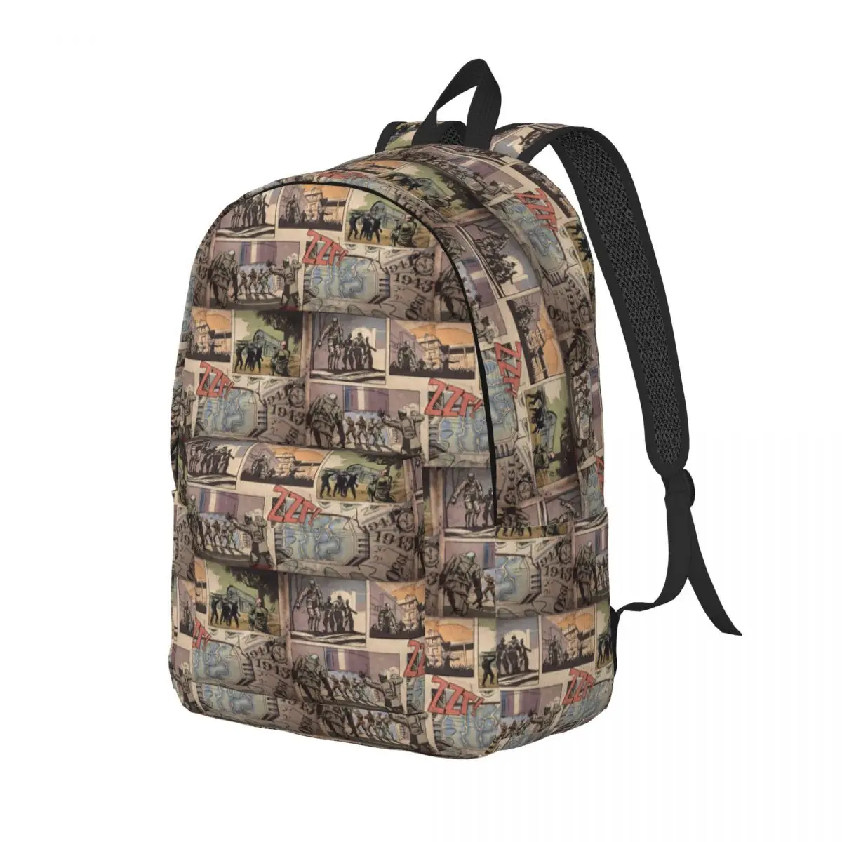 COD Zombies Kino Der Toten Loading Screen Mochila Daypack de grande capacidade para crianças, bolsa escolar, bolsas de ombro para meninos e meninas