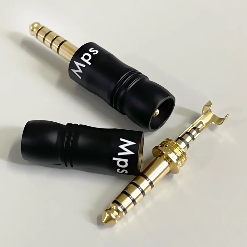 MPS Whale Balanced Jack Plug Connector Amplificador de fone de ouvido DAC 5 pólos balanceados Plug Amplificador de fone de ouvido DAC 6 8 4.4mm