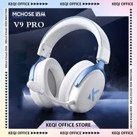 MCHOSE V9 Pro Gaming Headphones 3-mode Wireless Noise Reduction Mic Customized Head-mounted Music Earphones Pc Accessories Gifts