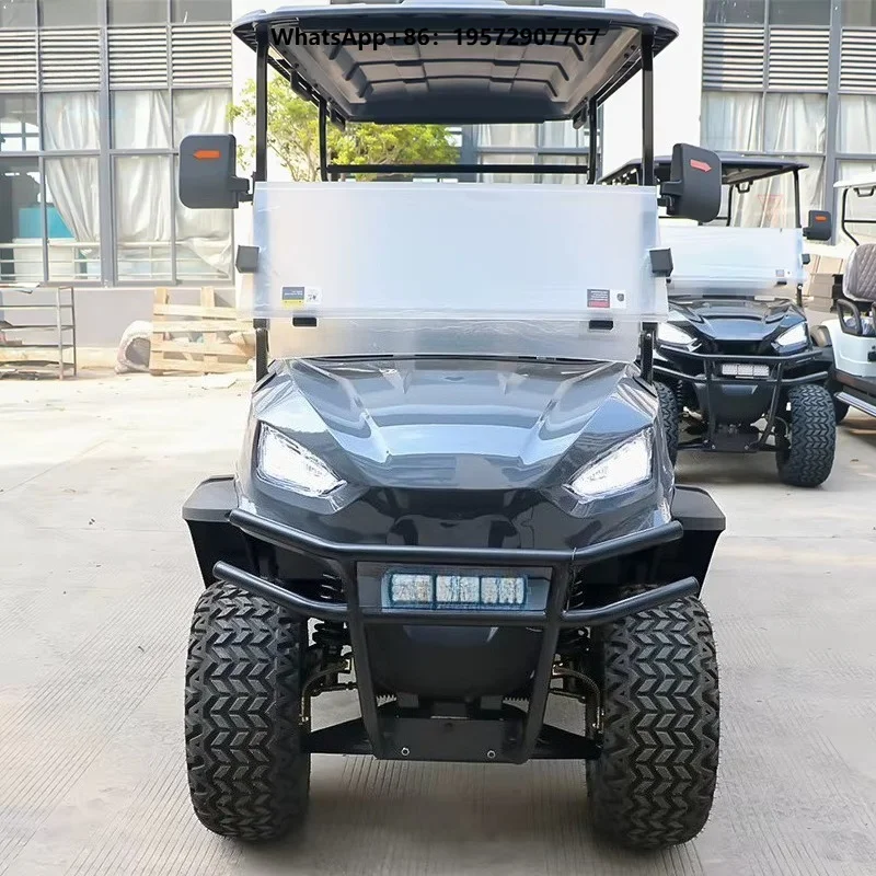 4 Seater Golf Cart Electric Lithium 72v Custom Golf Buggy Street Legal for Sale