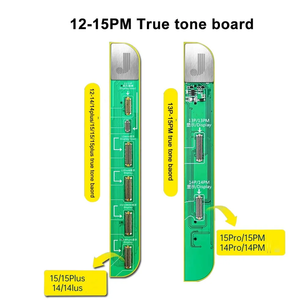 JCID JC V1SE True Tone Board pour iPhone 15Pro 12 13 14 PRO MAX, copie d\'écran d\'origine, récupération d\'affichage, document d\'origine, lecture et