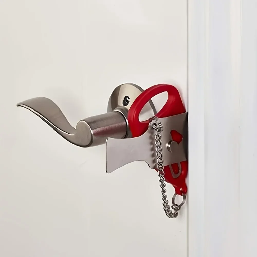 

Anti-Theft Portable Door Lock for Travel | Heavy-Duty Security for Hotels/Airbnbs/Homes & Privacy Protection
