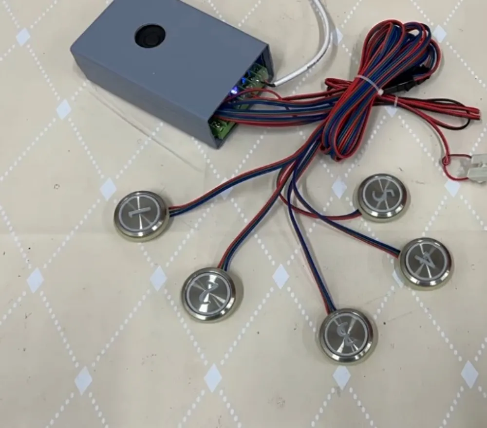 Elevator Button Prop Real Life Escape Room Press Buttons to Open Door and Get the Clues Chamber Game EX ZYU