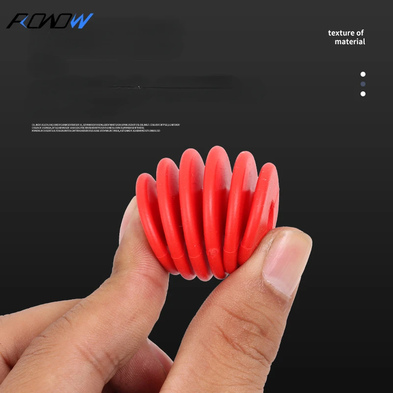 ROWOW Chord Stopper Shock-absorbing Ball Rubber Material Composite Pulley Bow Archery Equipment Accessories Two-color