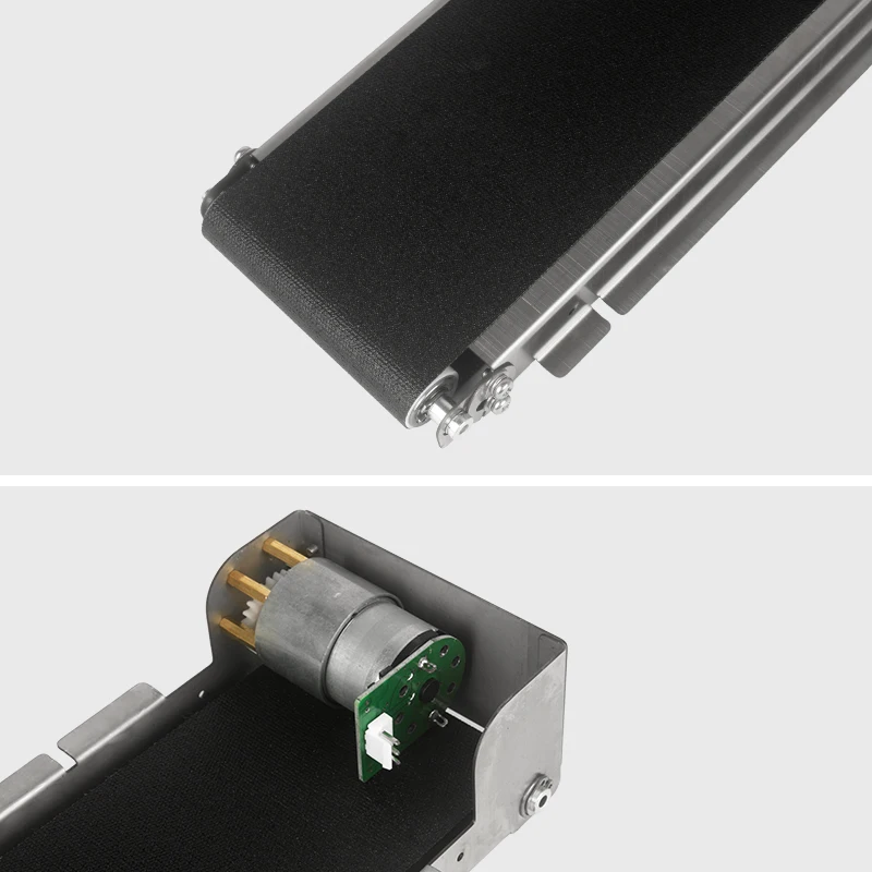 Imagem -05 - Mini Máquina de Venda de Pequeno Correia Transportadora Automática pu Belt Track Cargo Lane dc 24v 552 mm Aço Inoxidável