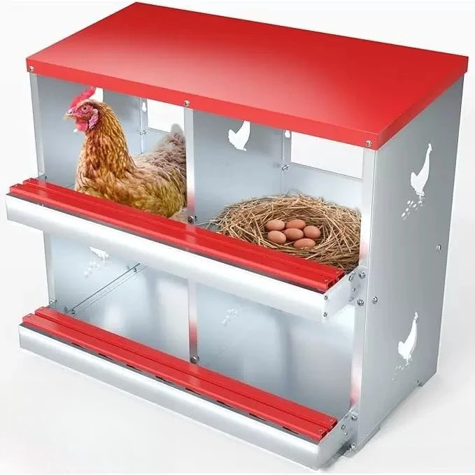 Chicken Nest Egg Laying Box Egg Laying Box Chicken Running Cage Chicken Cage Galvanized Durable Easy To Clean Cross-border