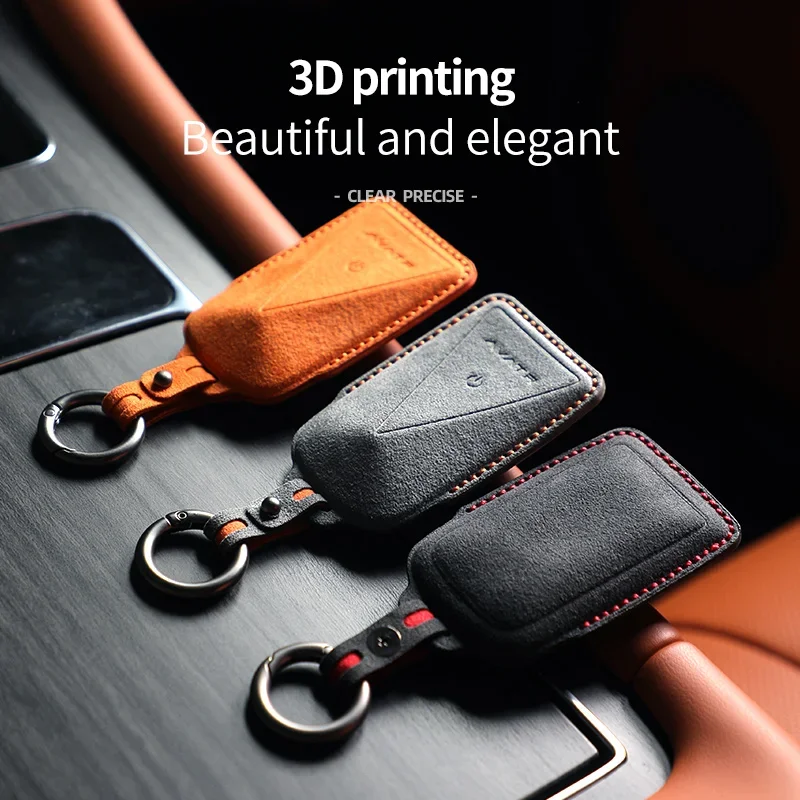 

Alcantara Suede Car Remote Smart Key Case Cover Shell For Avatr 11 12 07 E16 Protector Keyless Keychain Accessories 2024 2023