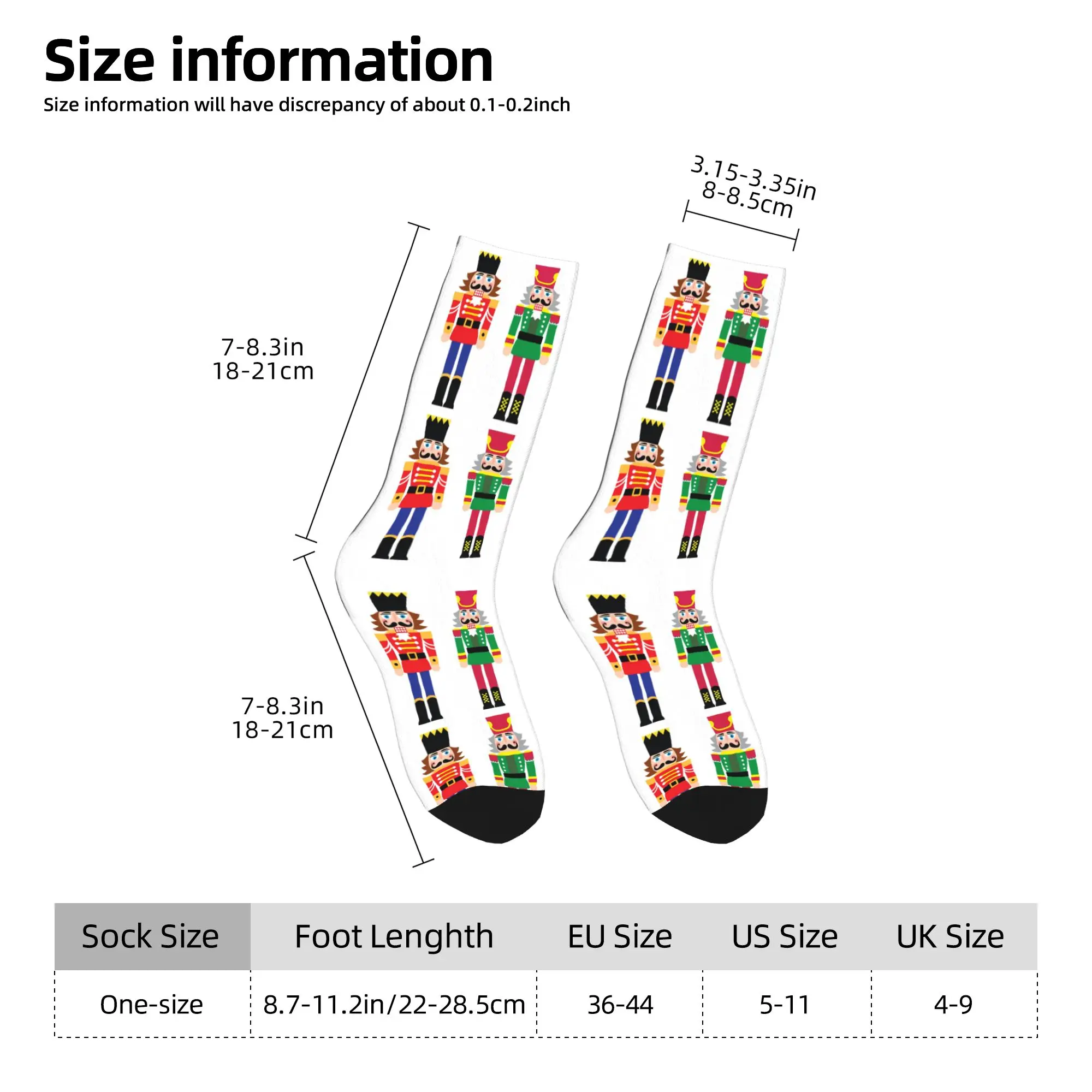 الكبار الرجال الجوارب عيد الميلاد كسارة البندق جوارب مكافحة العرق الجوارب المريحة الخريف خمر الرسم في الهواء الطلق جوارب رياضية #5