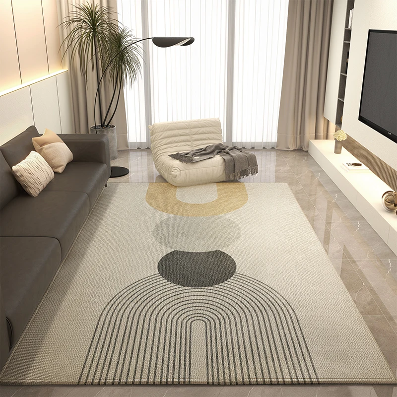 

Living Room Large Area Light Luxury Carpet 2024 New Sofa Highend Thickened Bedroom Carpets Bedside Minimalist Style Antislip Rug