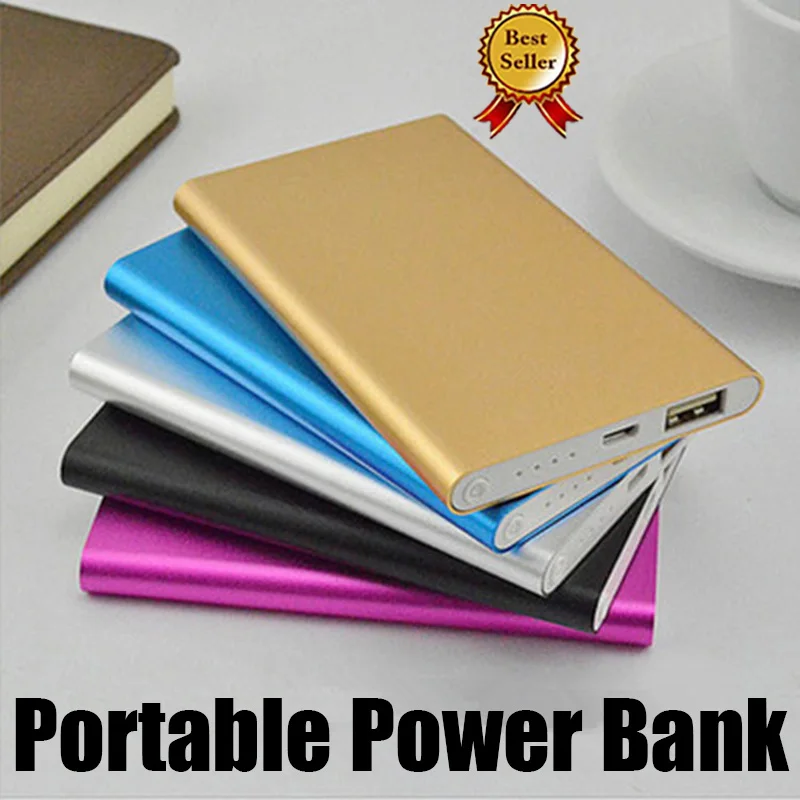 New 10000mAh Portable PowerBank Ultra-thin Fast Charger External Backup Battery for IPhone Xiaomi Mobile Phone Samsung Powerbank