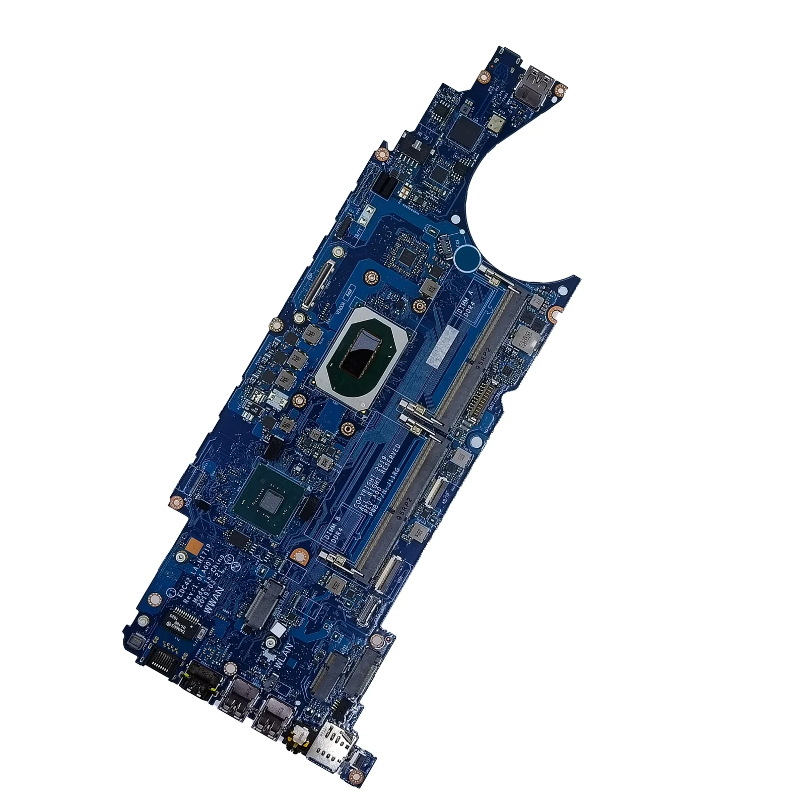 

0C2HHF 077WN7 для ноутбука Latitude 5401, материнская плата, встроенный процессор i7-9850H i5-9400H LA-H171P C2HHF 77WN7