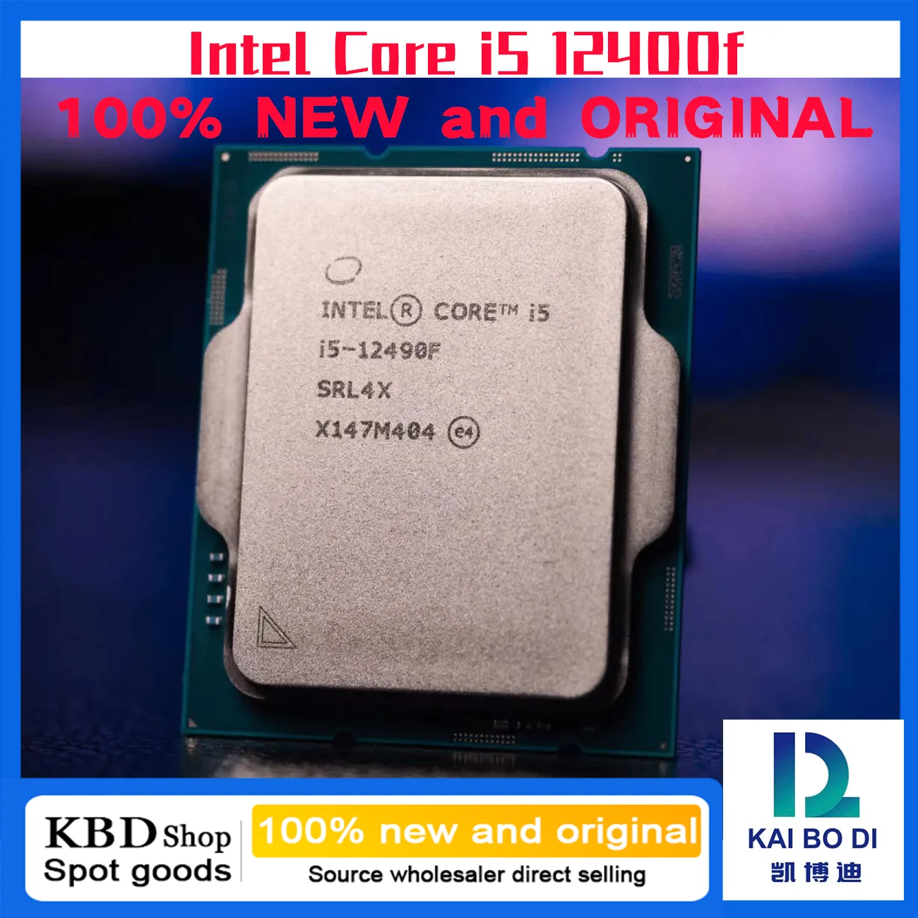 

Intel Core i5 12400f Central Processor Unit CPU