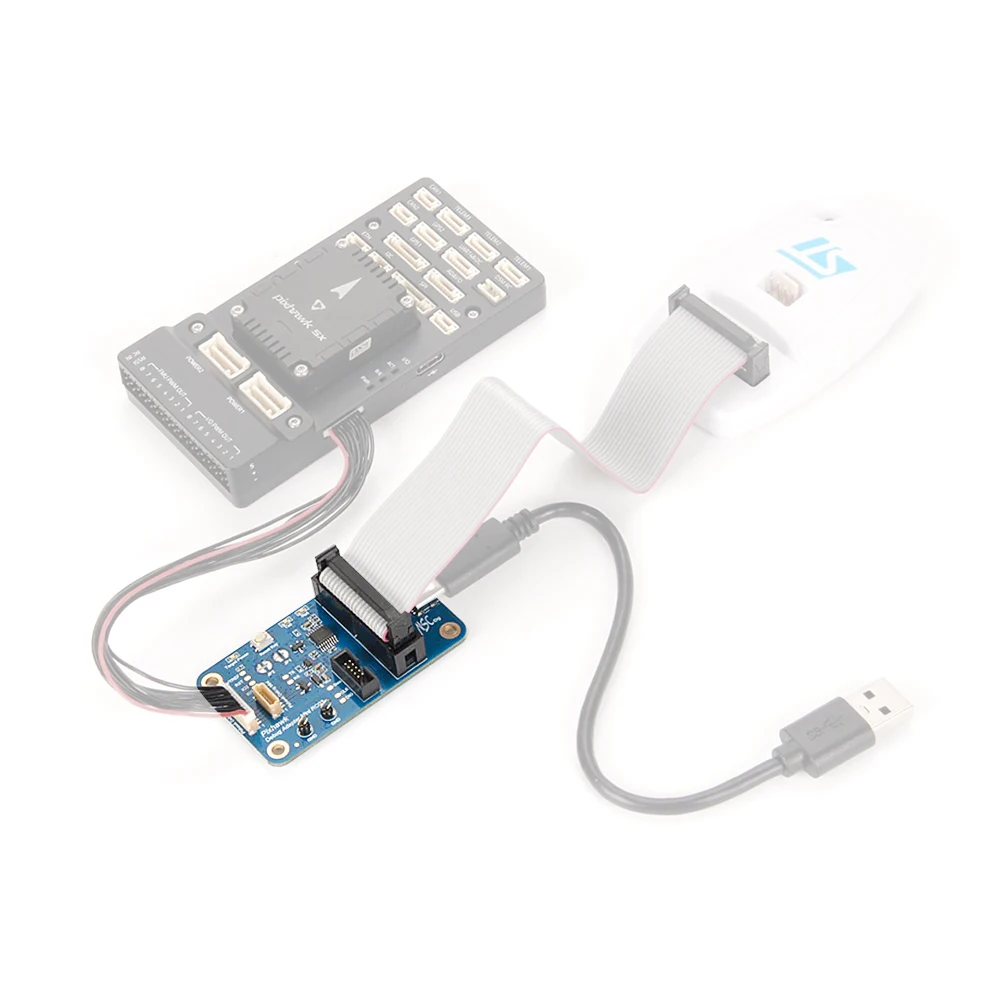 Holybro Pixhawk Debug Adapter Built-in FTDI Support Both The Target 6-pin(FMUV5) 10-pin(FMUVxX) for Debug Compatible Hardware