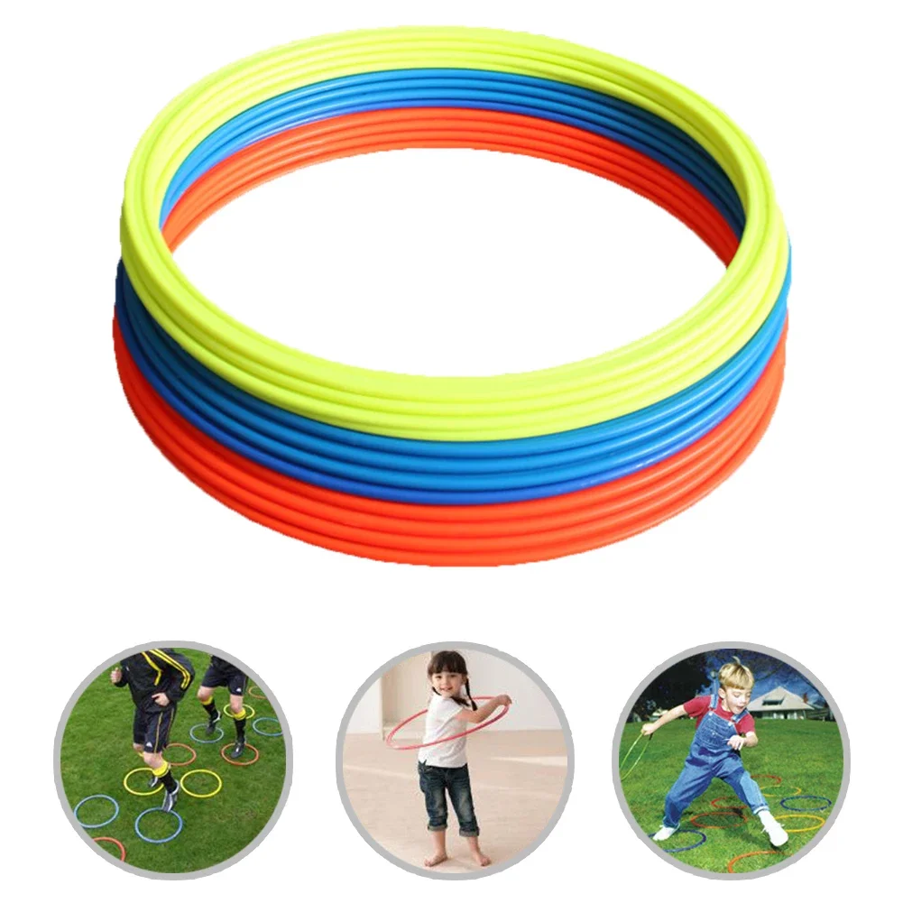 10Pcs/Set Agility Training Rings Portable Football Soccer Speed Agility Training Rings Sport futbol Training Equipment