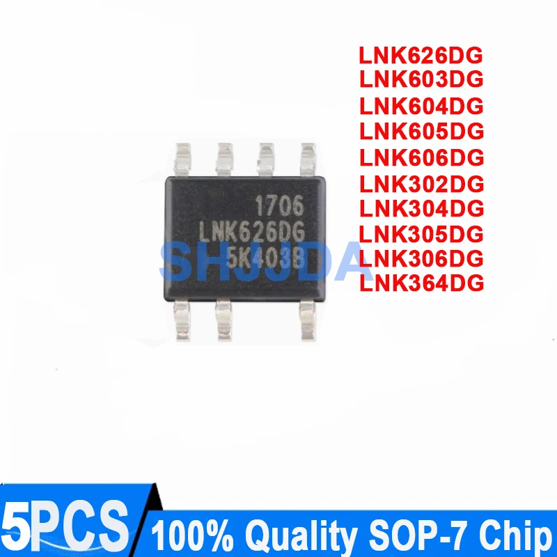 

(5 pieces) LNK626DG LNK603DG LNK604DG LNK605DG LNK606DG LNK302DG LNK304DG LNK305DG LNK306DG LNK364DG -TL SOP-7 Original Chip