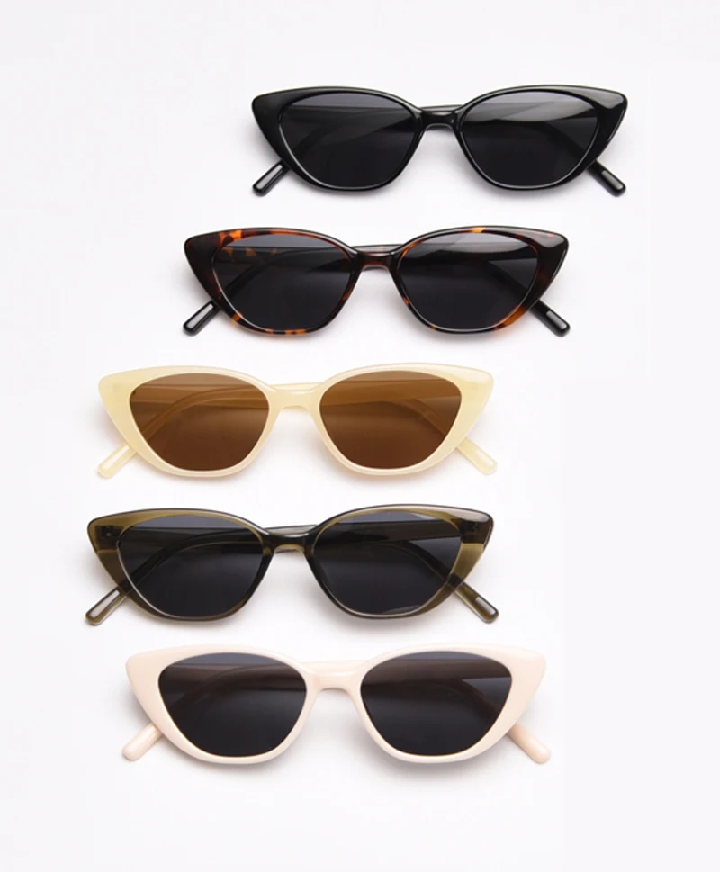 Kachawoo Cat-Eye-Sonnenbrille, polarisiert, für Damen, Retro-Stil, Vintage-Sonnenbrille, Herren, TR90-Rahmen, grün, Leopard, Beige, europäischer Stil – Detail 2