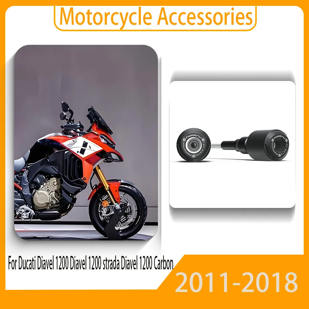 Para motocicleta Ducati Diavel 1200 2011-2018 Diavel 1200 strada 2013-2015 Diavel 1200 Carbon 2011-2018 deslizador de protección contra choques