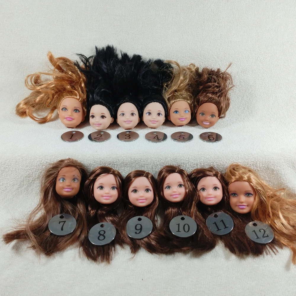 B31-33 ursprüngliche Außenhandel junges Mädchen Stacie Kelly 1/6 ooak nackten Puppen kopf muskulöse rosa rote Haare für DIY a