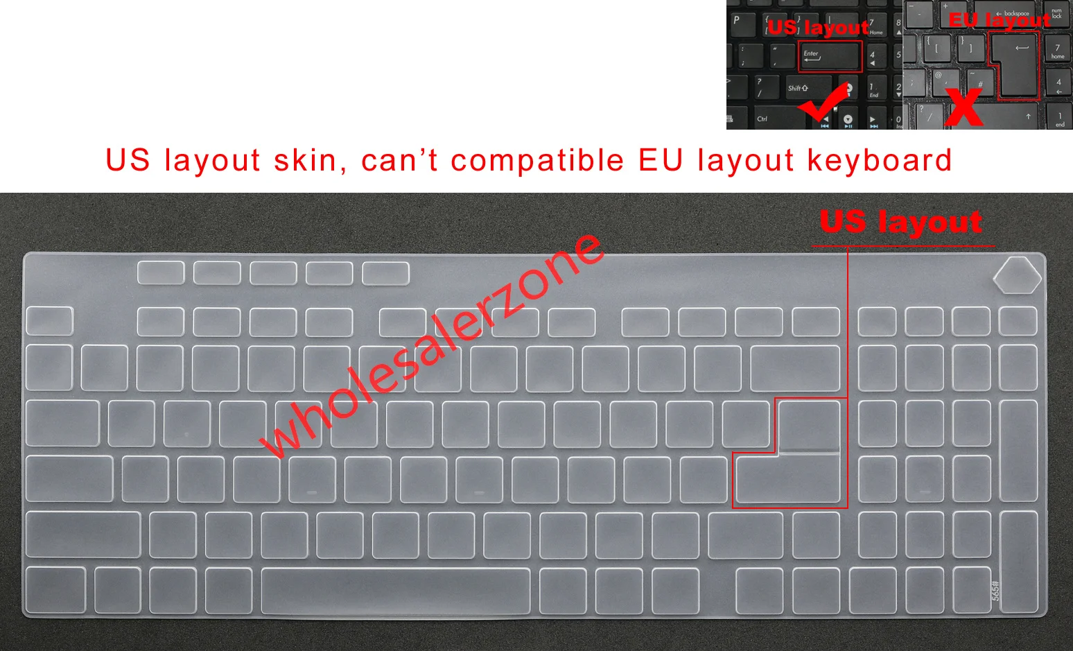 US Keyboard Protector Skin film for Asus G18 G814 G815 G834 G835 G814J G814L G815J G815L G815JV G834J G834JZ G835J G835L G835LW