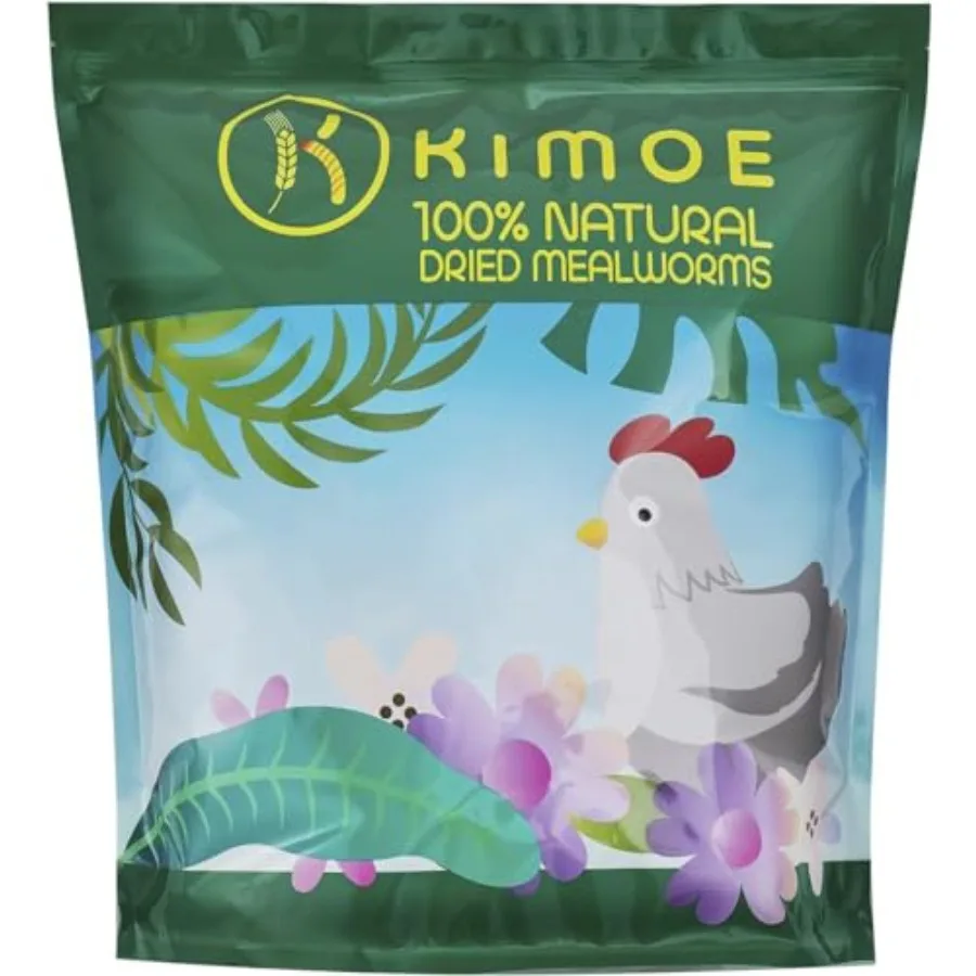 

【Spot goods】Non-GMO Bulk Dried Mealworms 5lbs Bag for Chickens Ducks and Wild Birds — 100% Natural High-Protein Feed to Boost E