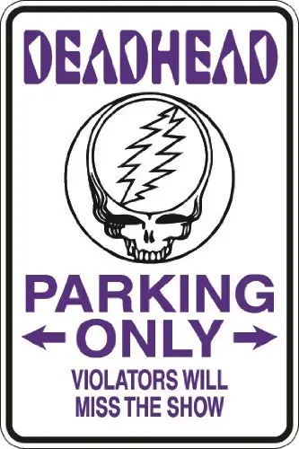 StickerPirate Deadhead Parking Only 8