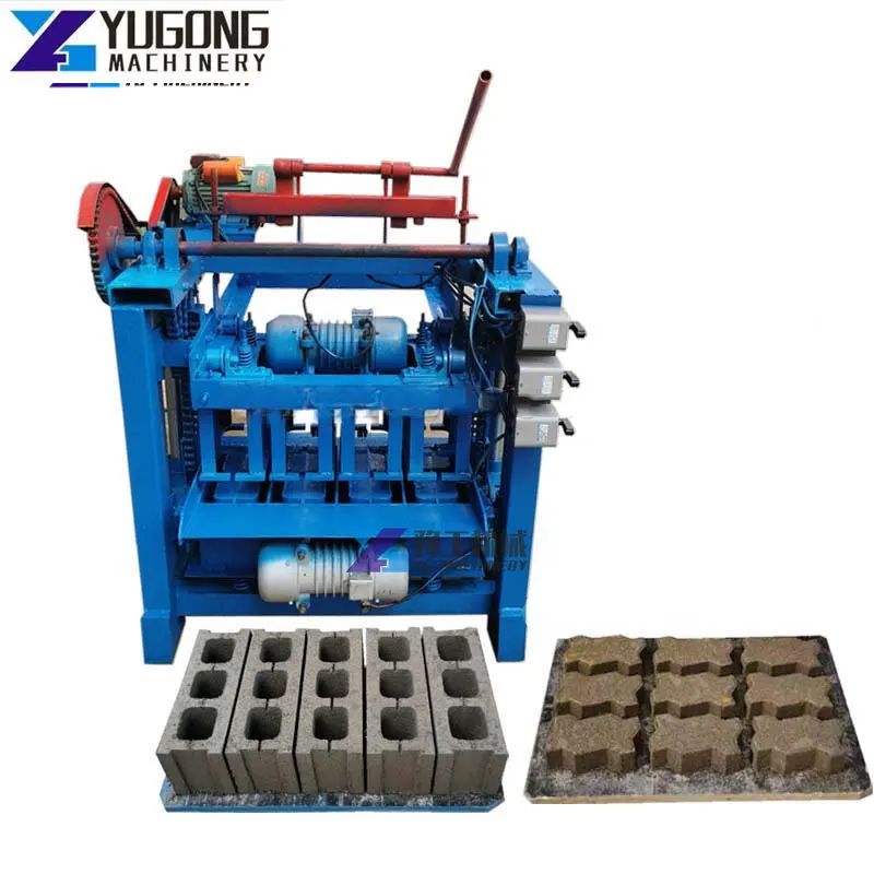 

Auto Compressed Concrete Hollow Brick Making Machine Solid Cement Block Brick Making Machine Automatic Brick Making Machinery